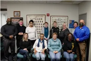 records clerk staff group photo