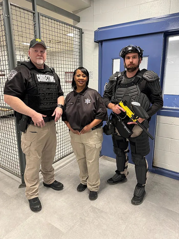 corrections officer at station